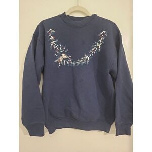 Vintage Fruit of‎ the Loom Embroidered Bird Sweatshirt